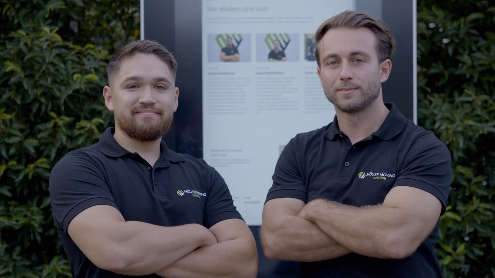 Tom Müller und Fabio Scatello, die Geschäftsführer von Müller Moving